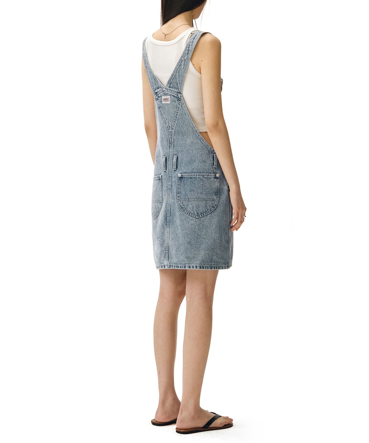 데케트 우먼(DECET WOMEN) Signature Bib Overalls Skirts DCWOP002LIGHTBLUE