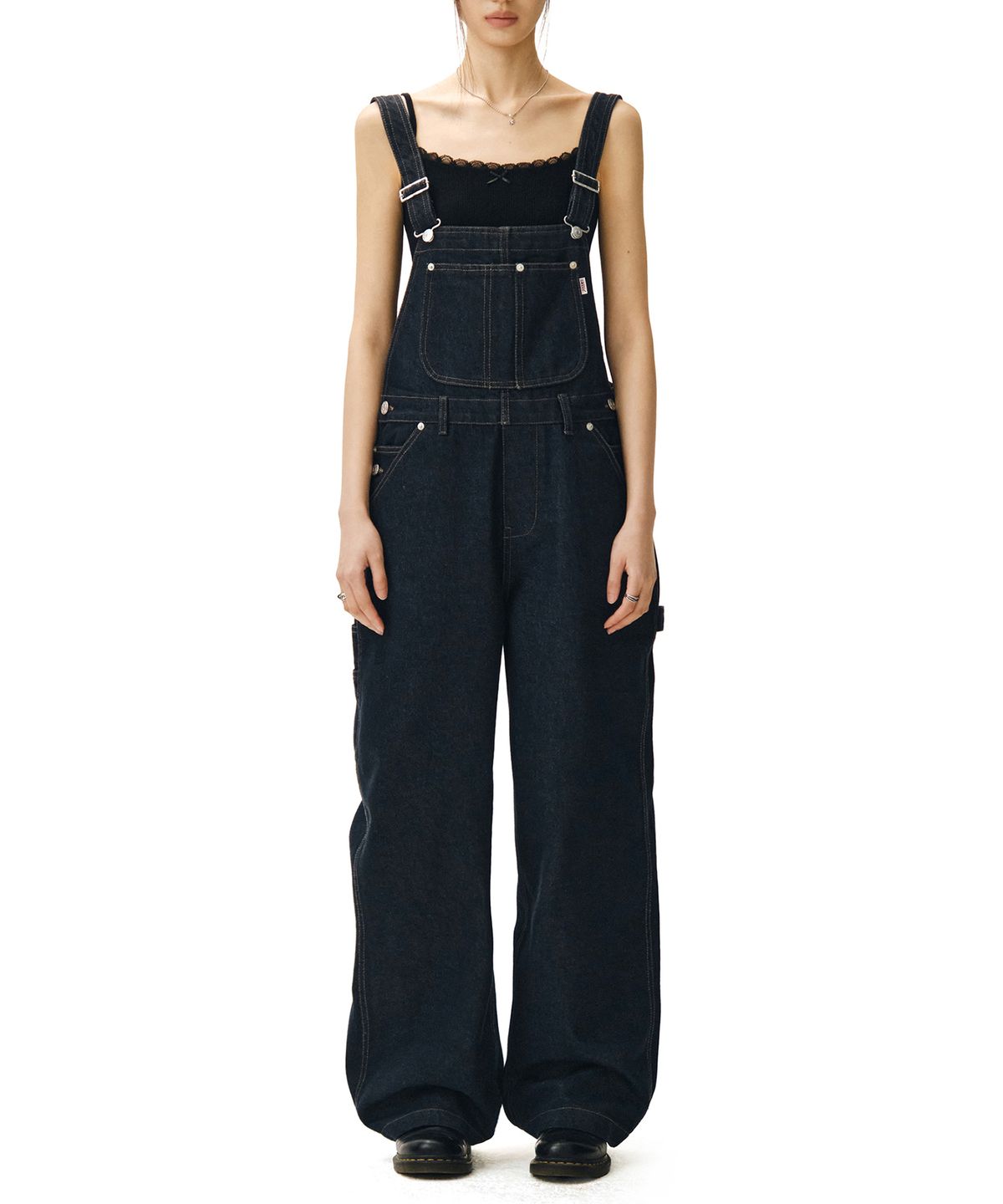 데케트 우먼(DECET WOMEN) Signature Bib Overalls DCWOP001CPINDIGO