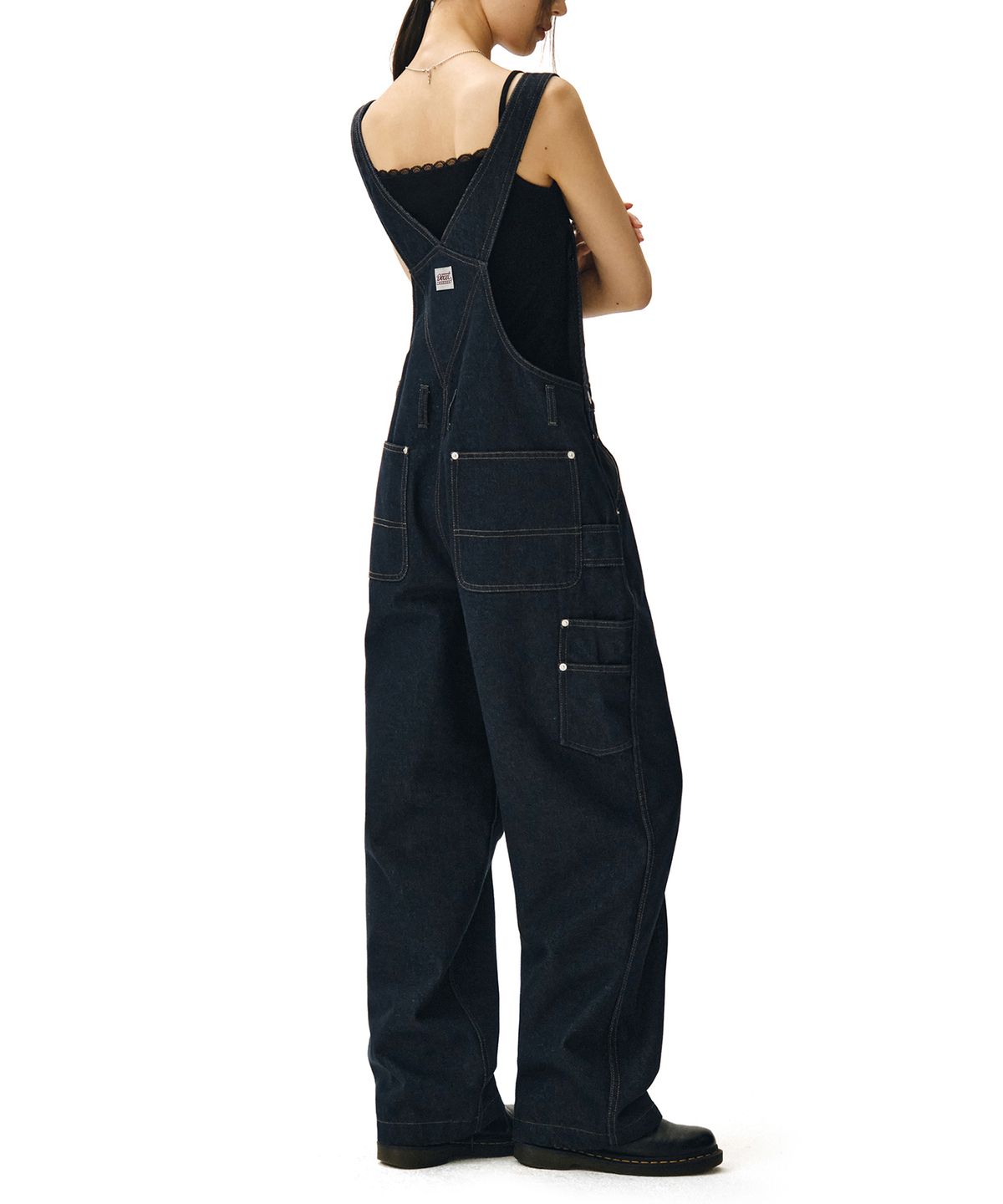 데케트 우먼(DECET WOMEN) Signature Bib Overalls DCWOP001CPINDIGO