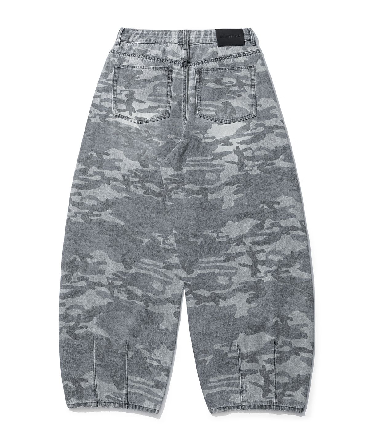 데케트 우먼(DECET WOMEN) Camouflage Barrel Jeans DCWPT020GRAY