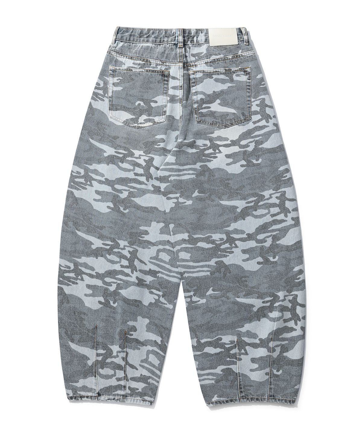 데케트 우먼(DECET WOMEN) Camouflage Barrel Jeans DCWPT020LIGHTBLUE