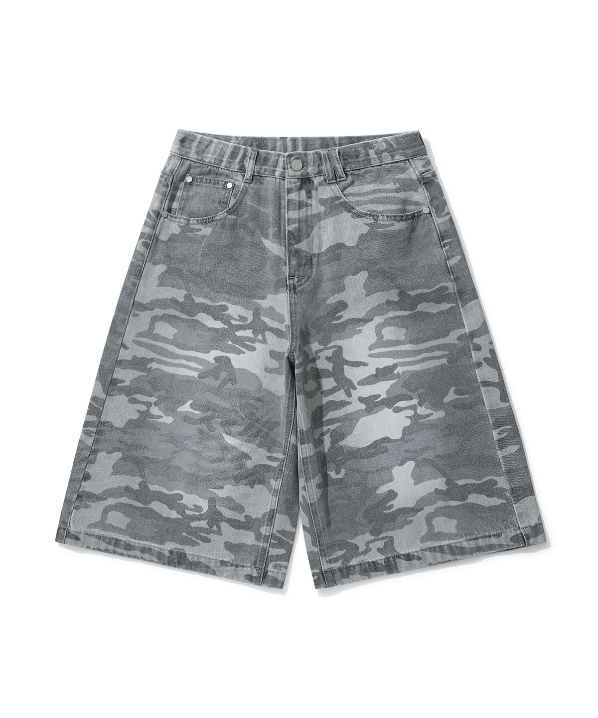데케트 우먼(DECET WOMEN) Camouflage Bermuda Pants DCWPT025GRAY