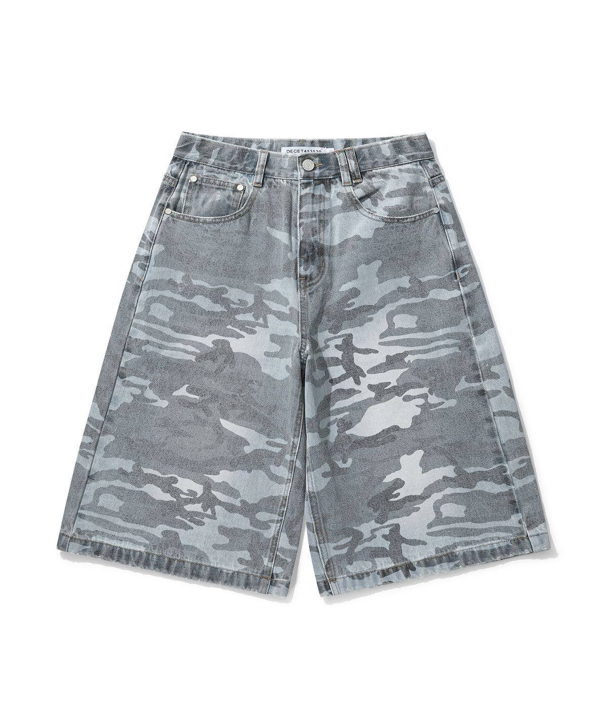 데케트 우먼(DECET WOMEN) Camouflage Bermuda Pants DCWPT025LIGHTBLUE