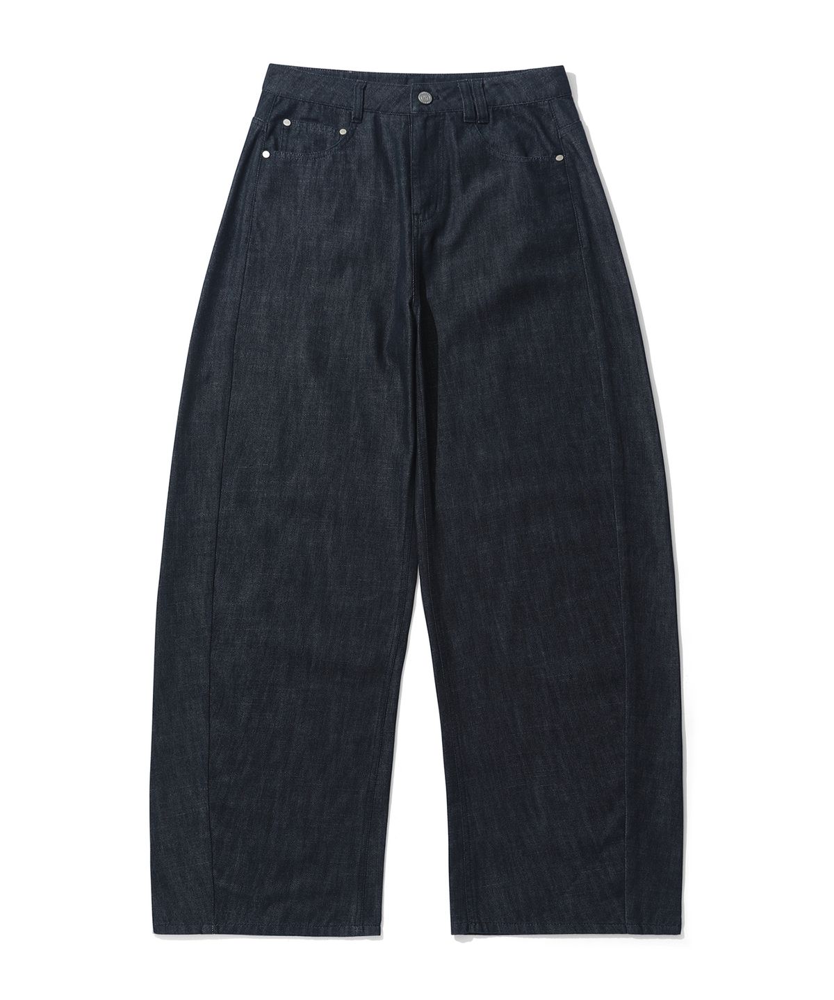 데케트 우먼(DECET WOMEN) [린넨라이크]Linen Like Barrel Jeans DCWPT029CPINDIGO