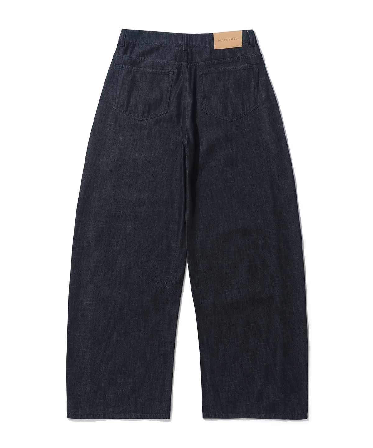 데케트 우먼(DECET WOMEN) [린넨라이크]Linen Like Barrel Jeans DCWPT029CPINDIGO