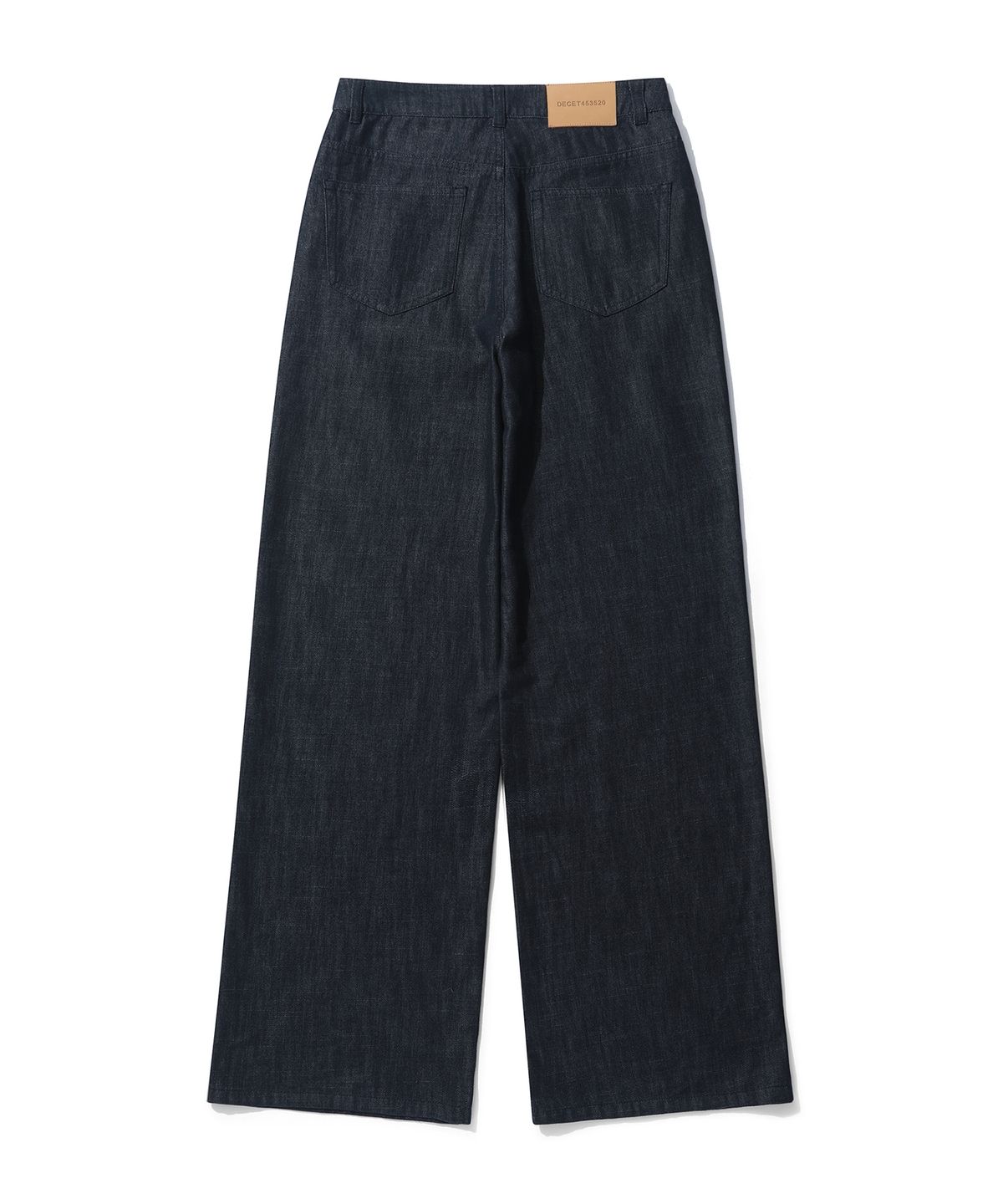 데케트 우먼(DECET WOMEN) [린넨라이크]Linen Like Wide Jeans DCWPT028CPINDIGO