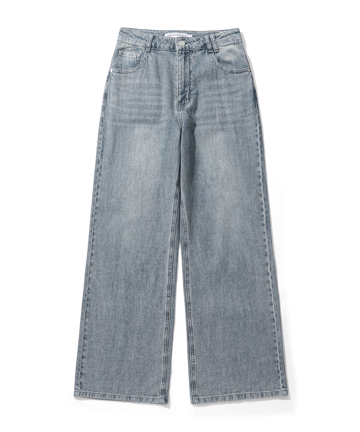 데케트 우먼(DECET WOMEN) [린넨라이크]Linen Like Wide Jeans DCWPT028LIGHTBLUE