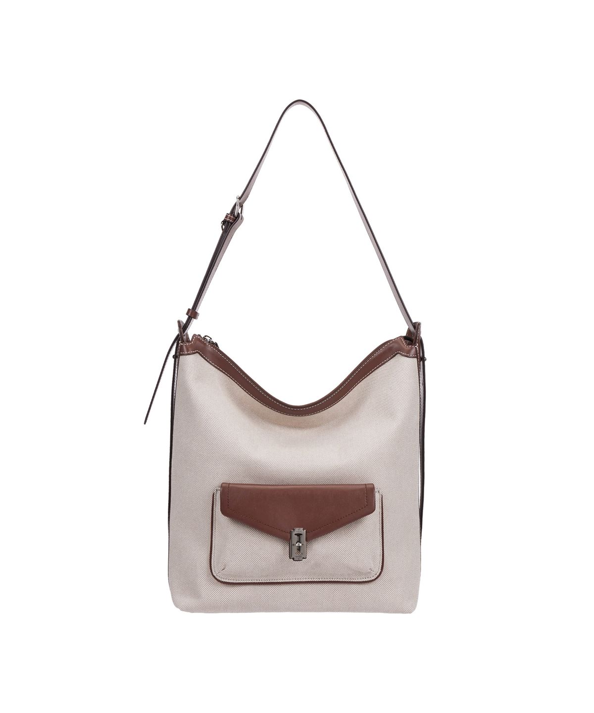 분크(VUNQUE) Festone Occam Through Hobo L (페스토네 오캄 쓰루 호보 라지) Chestnut Brown