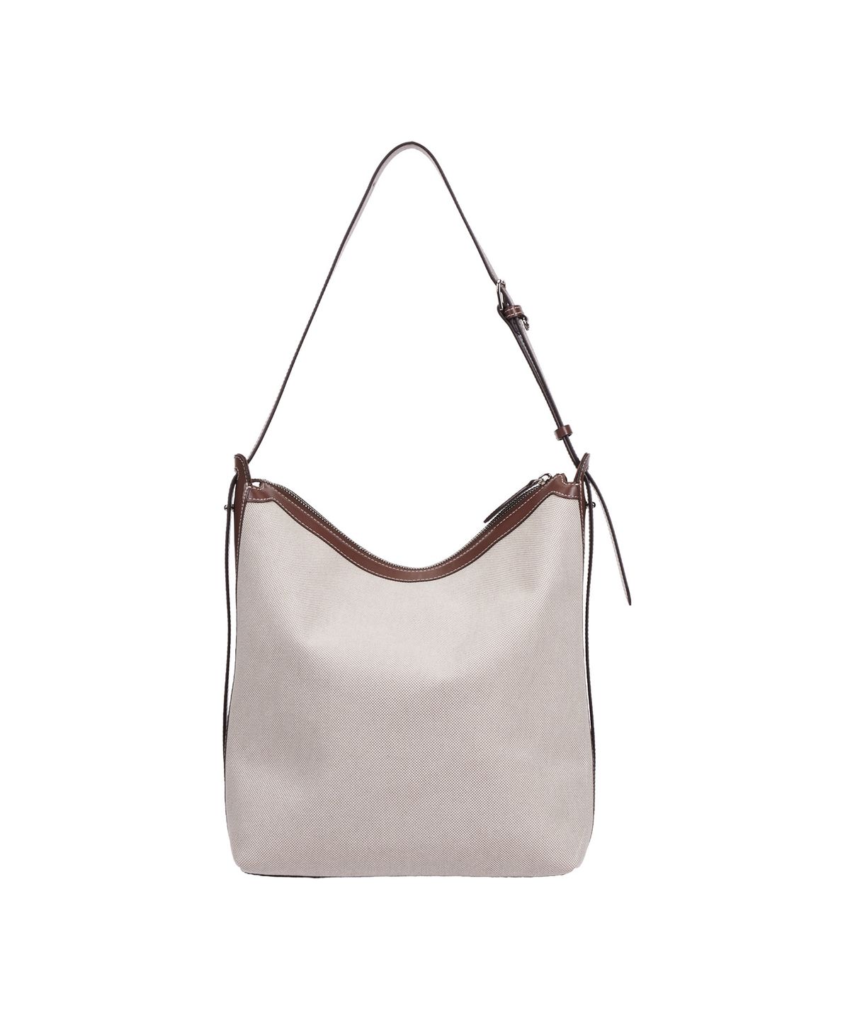 분크(VUNQUE) Festone Occam Through Hobo L (페스토네 오캄 쓰루 호보 라지) Chestnut Brown