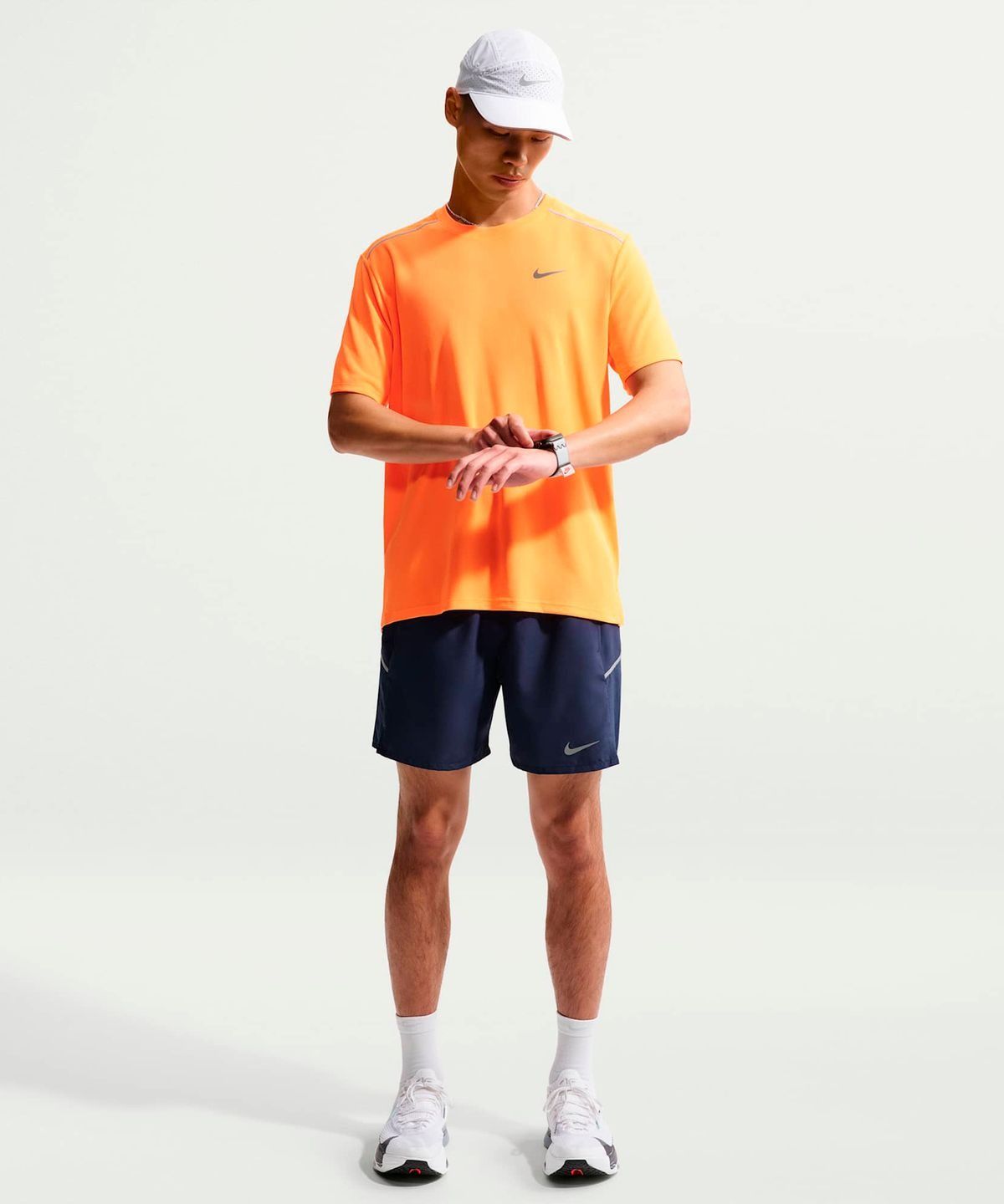 나이키(NIKE) 마일러 드라이 핏 5인치 브리프 라인드 러닝 쇼츠 M - 미드나이트 네이비 / IF2061-410