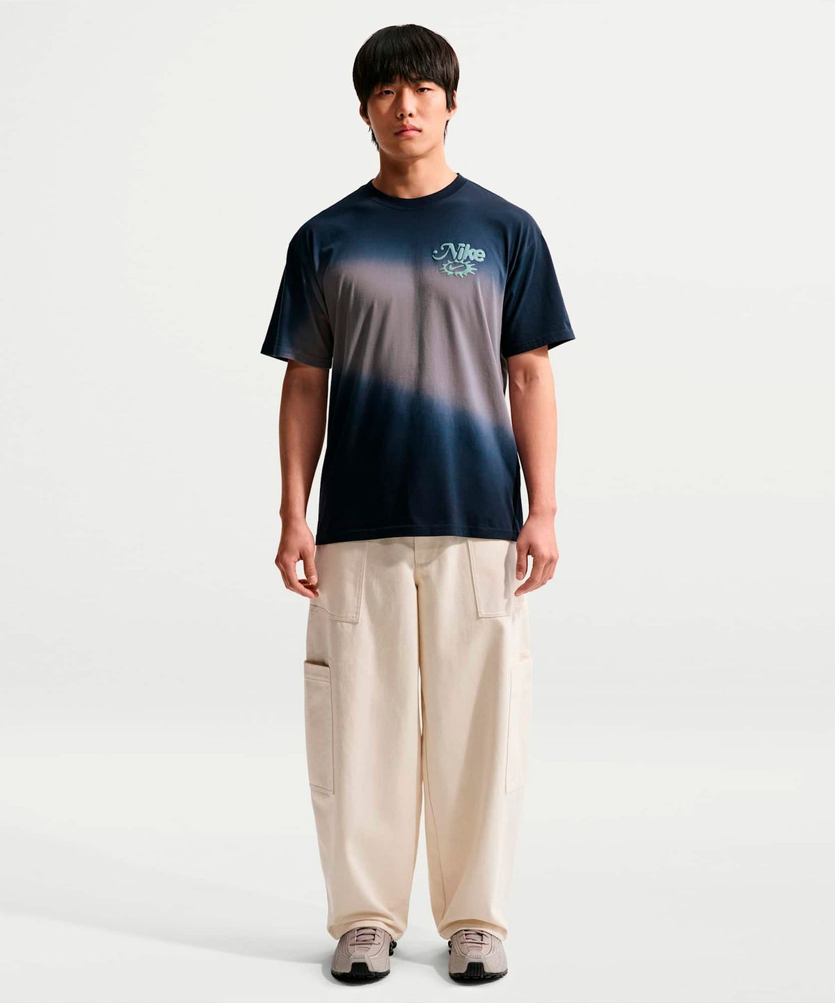 나이키(NIKE) 스포츠웨어 티셔츠 M - 펜슬 포인트:다크 옵시디언 / IH1152-015