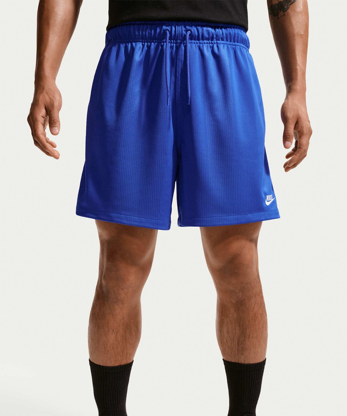 나이키(NIKE) 스포츠웨어 클럽 플로우 쇼츠 M - 게임 로얄:하이드로젠 블루 / II4374-480