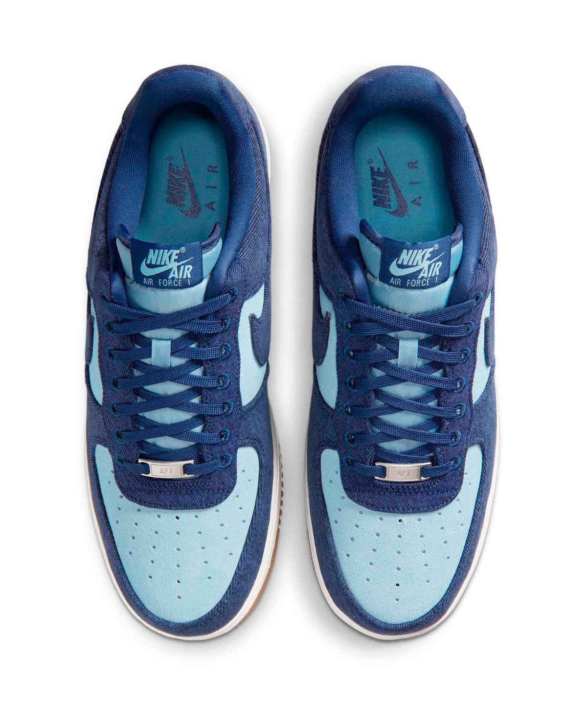 나이키(NIKE) 에어 포스 1 07 LV8 데님 M - 네이비:원 블루:서밋 화이트:네이비 / IR0951-400