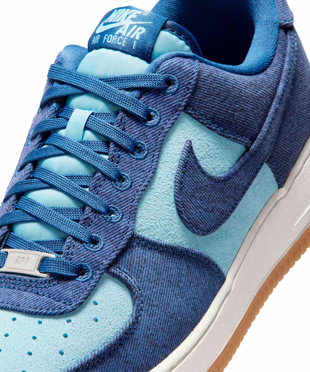 나이키(NIKE) 에어 포스 1 07 LV8 데님 M - 네이비:원 블루:서밋 화이트:네이비 / IR0951-400