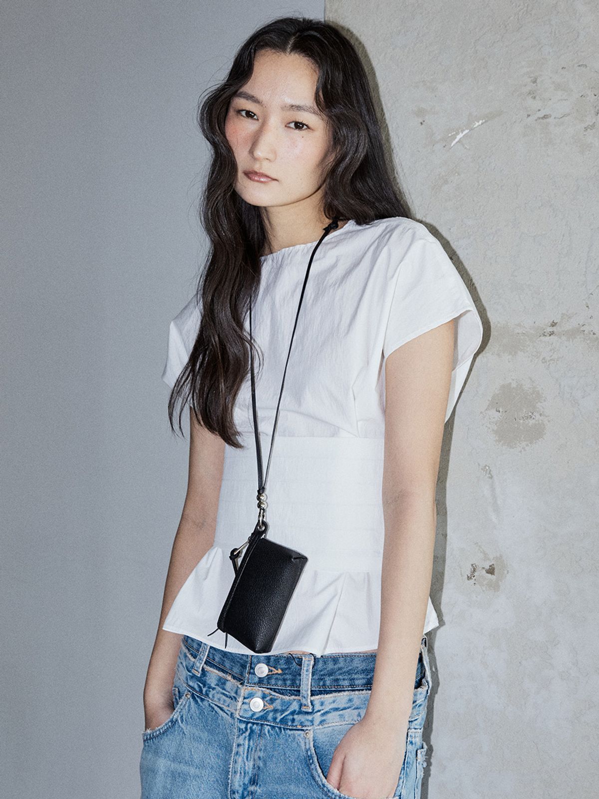 던팩토리(DAWN FACTORY) ORBIT WALLET COW LEATHER BLACK 오르빗 지갑 소가죽 블랙