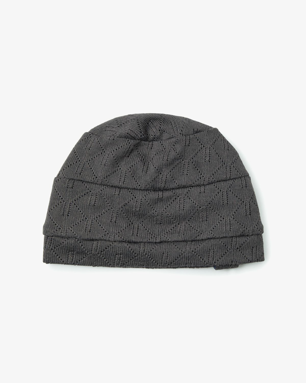 에이이에이이(AEAE) WRINKLED BEANIE [CHARCOAL]