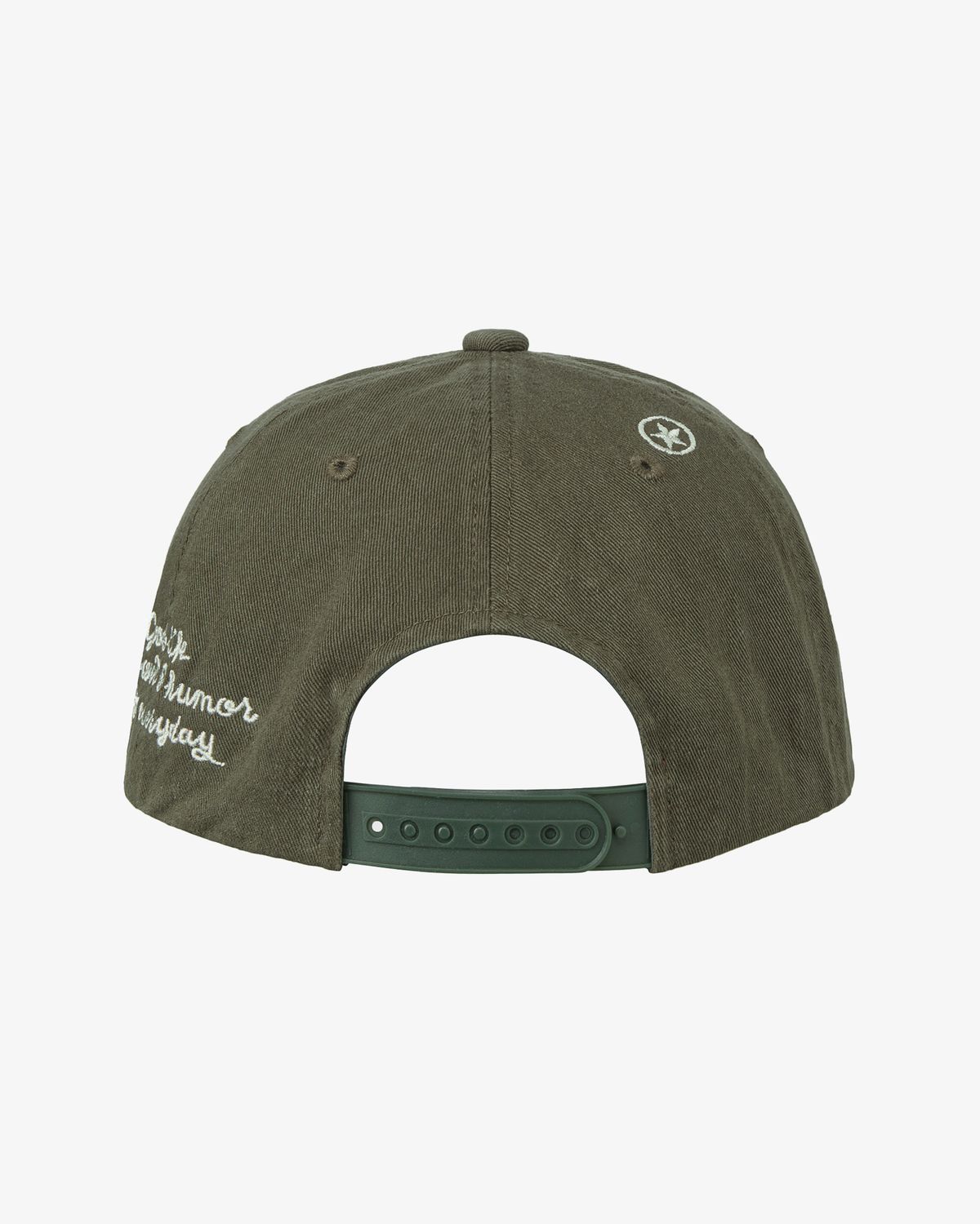 에이이에이이(AEAE) WASHED CAPITAL LOGO CAP [KHAKI]