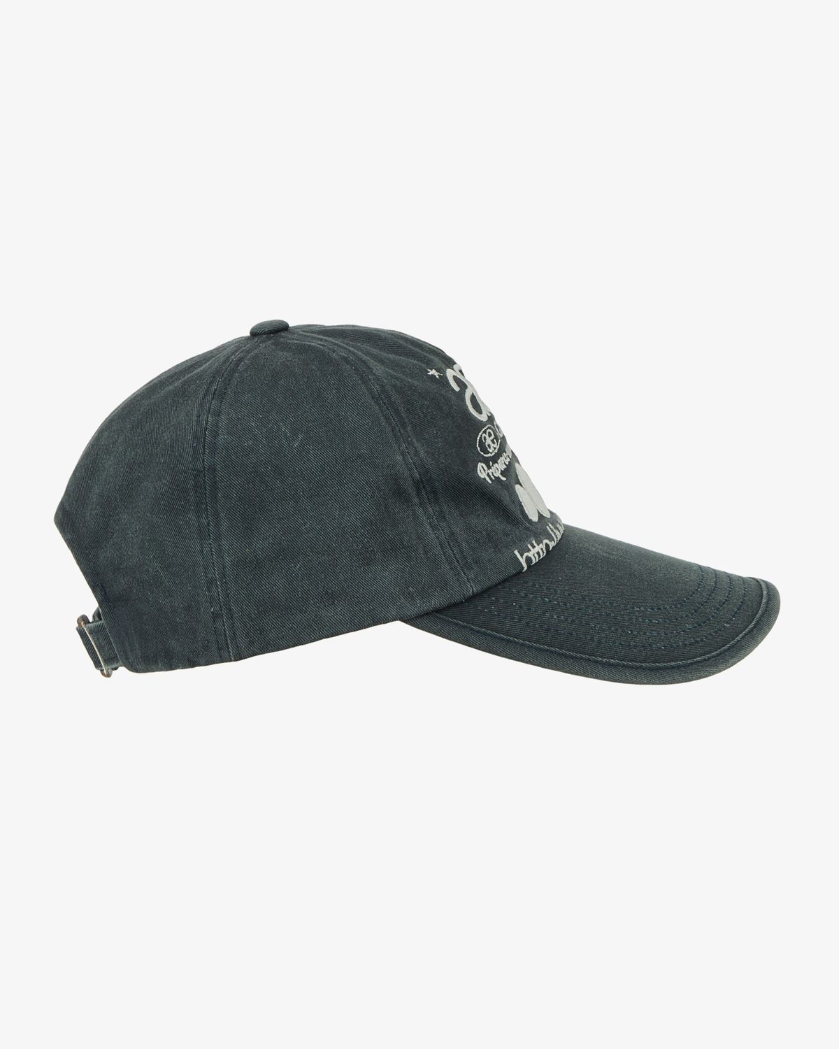 에이이에이이(AEAE) WEB LOGO WASHED 5 PANNEL BALL CAP [NAVY]
