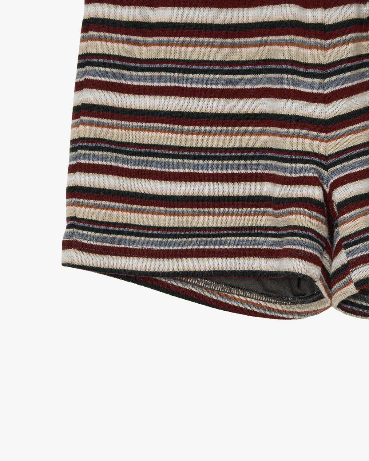 에이이에이이(AEAE) STRIPE MICRO SHORTS [MULTI]