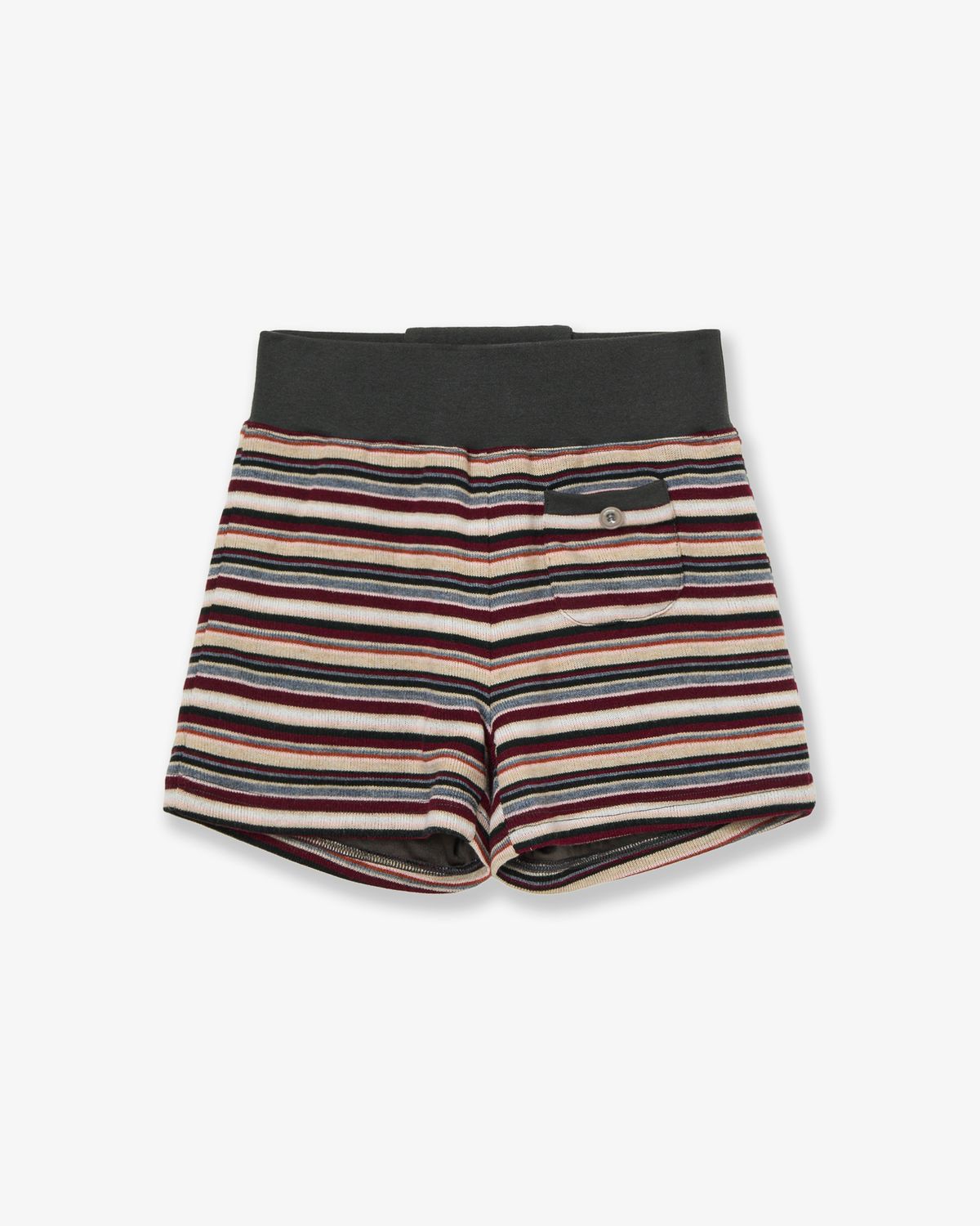 에이이에이이(AEAE) STRIPE MICRO SHORTS [MULTI]