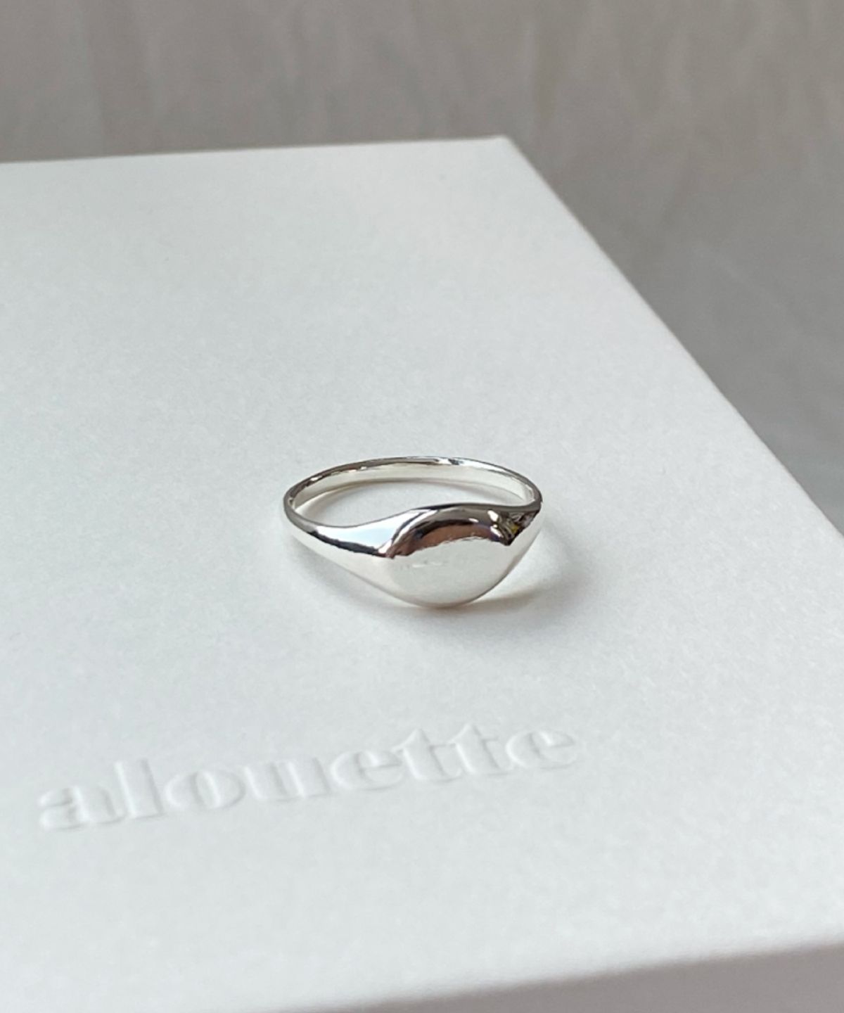 알루엣(ALOUETTE) 베이비 시그넷 링