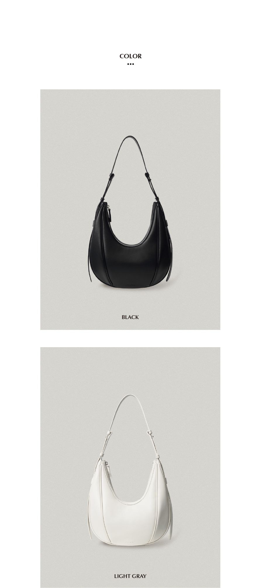 MUSINSA公式 | FOLNUA OVAL BAG - PLAIN [2COLOR]