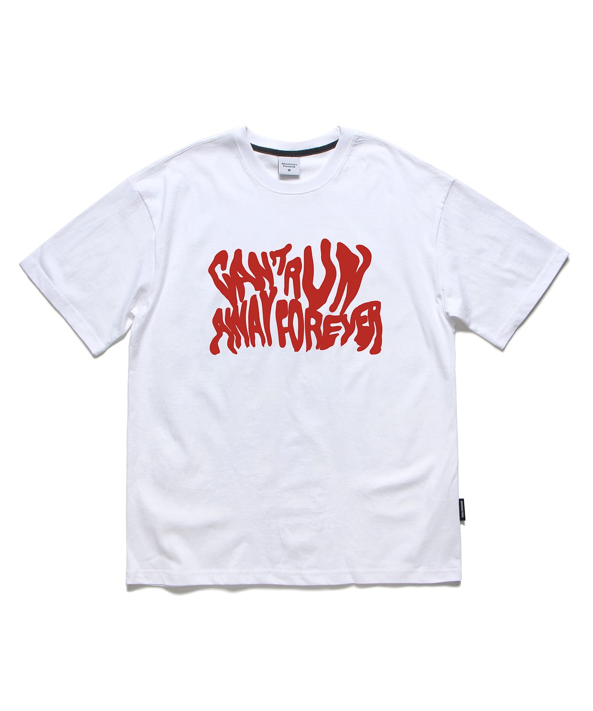 앱놀머씽(ABNORMALTHING) 포에버 오버핏 티셔츠 차콜 (FOREVER T-SHIRT CHARCOAL)
