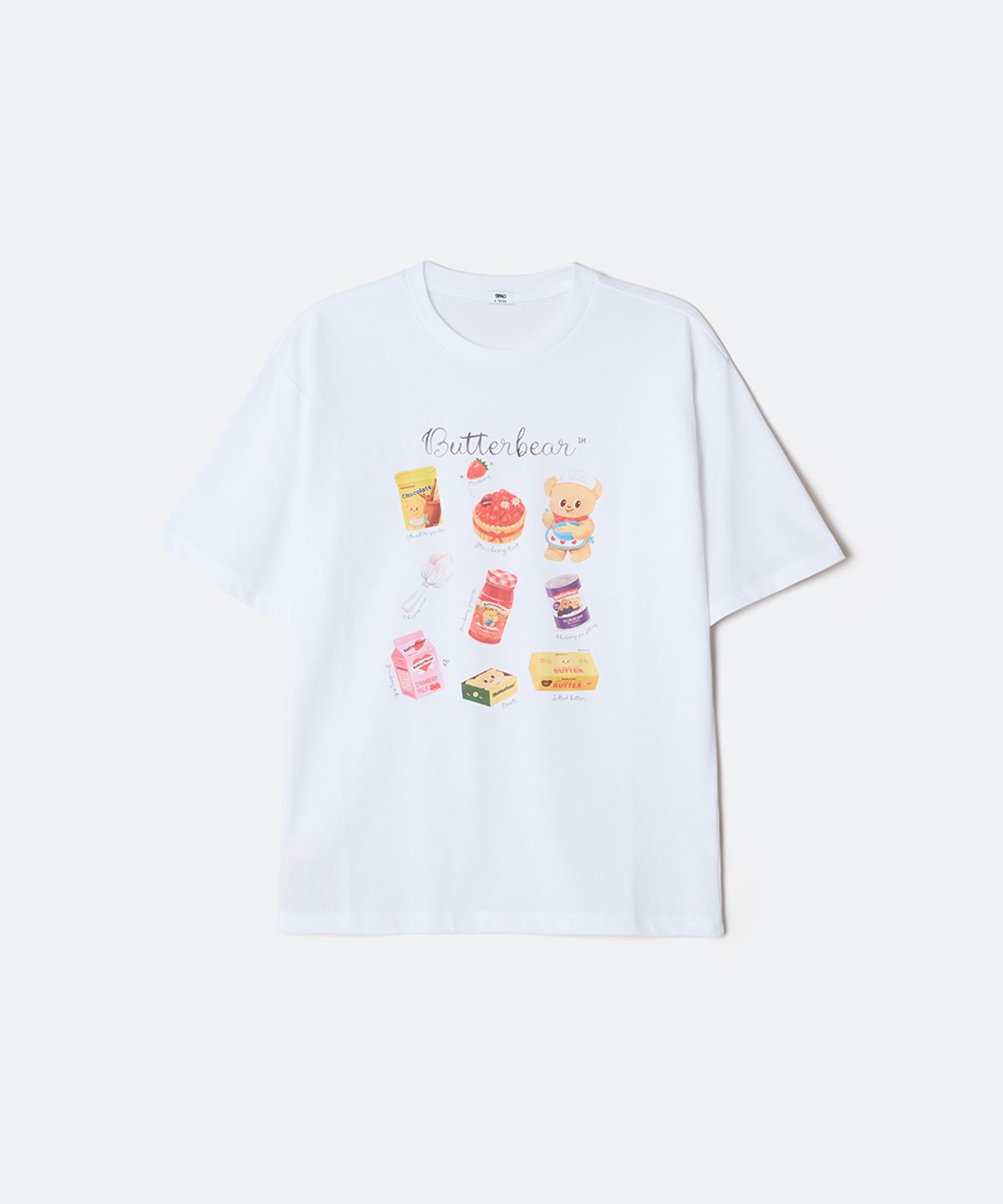 스파오(SPAO) [버터베어] 반팔 티셔츠(WHITE)_SPRLG23U03