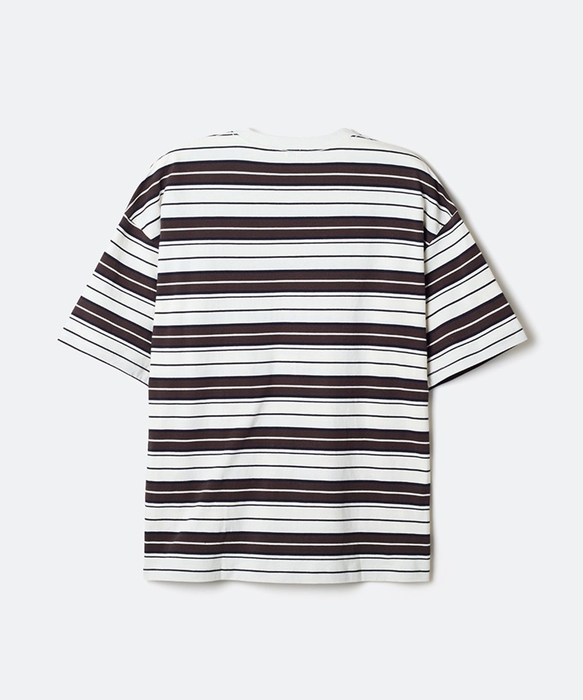 스파오(SPAO) [내추럴코튼] 멀티 스트라이프 반팔티_SPRSG25C04