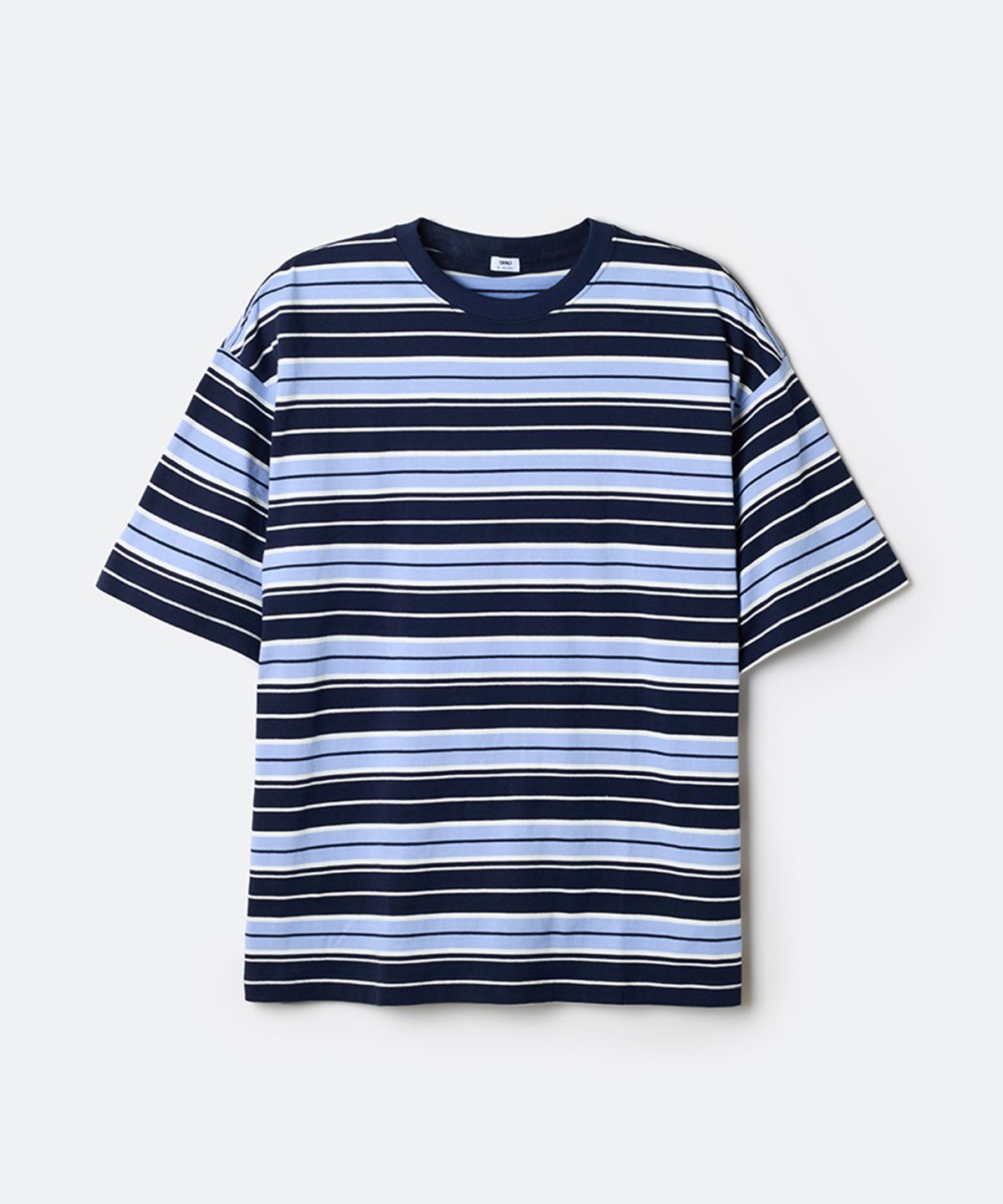 스파오(SPAO) [내추럴코튼] 멀티 스트라이프 반팔티_SPRSG25C04
