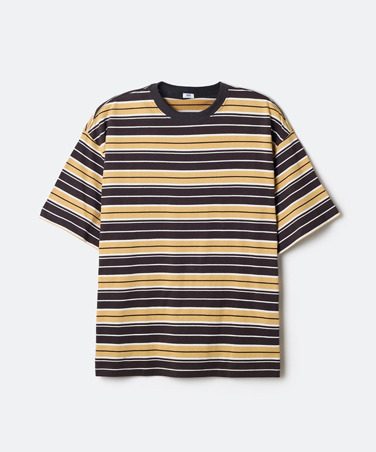 스파오(SPAO) [내추럴코튼] 멀티 스트라이프 반팔티_SPRSG25C04