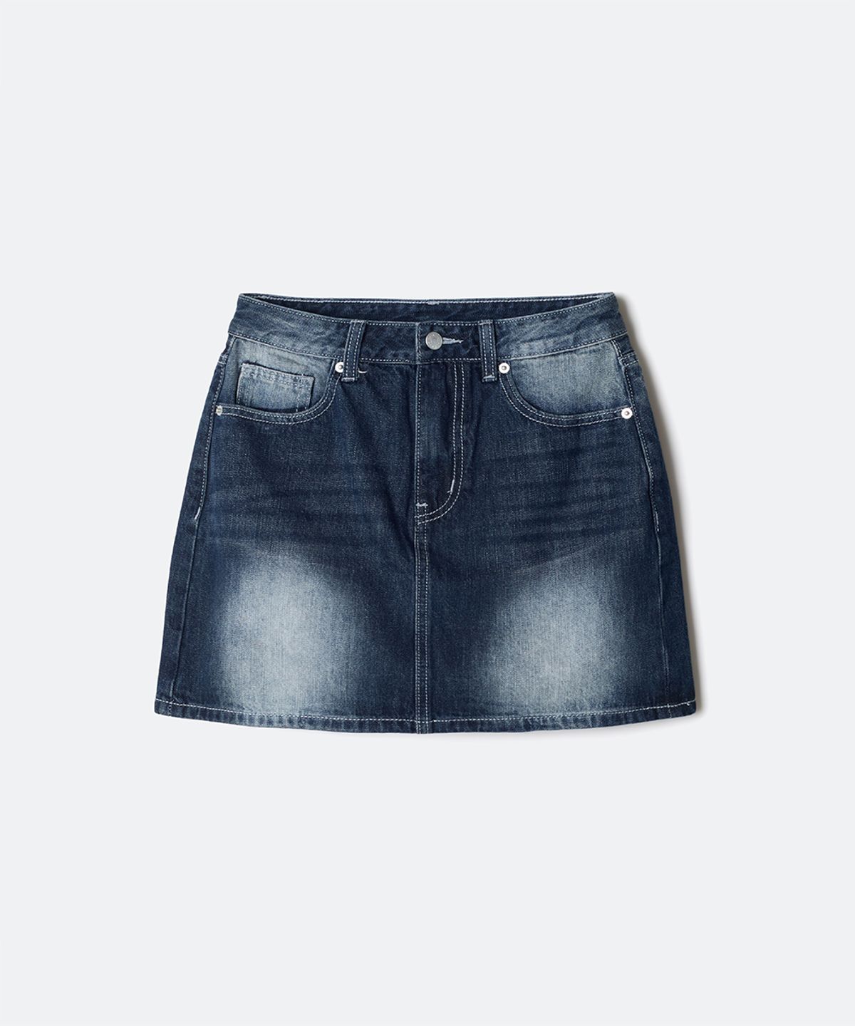 스파오(SPAO) 데님 미니 스커트_SPWJG25GY1