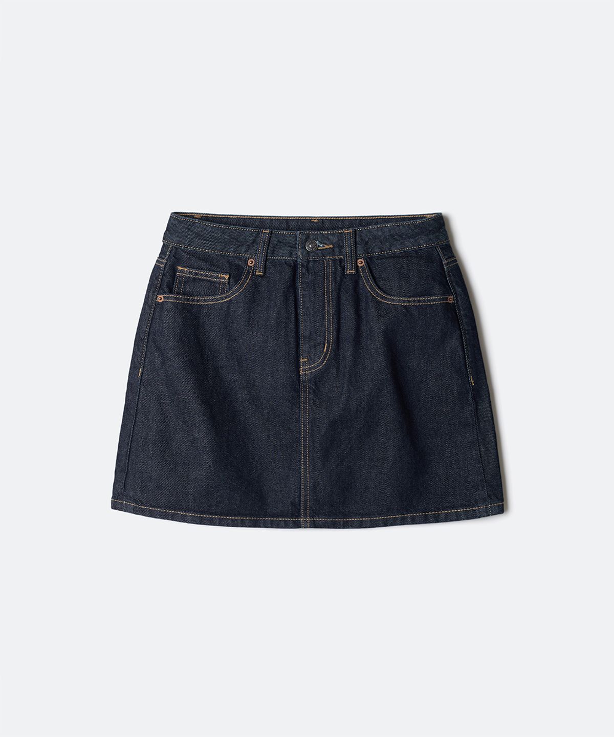 스파오(SPAO) 데님 미니 스커트_SPWJG25GY1