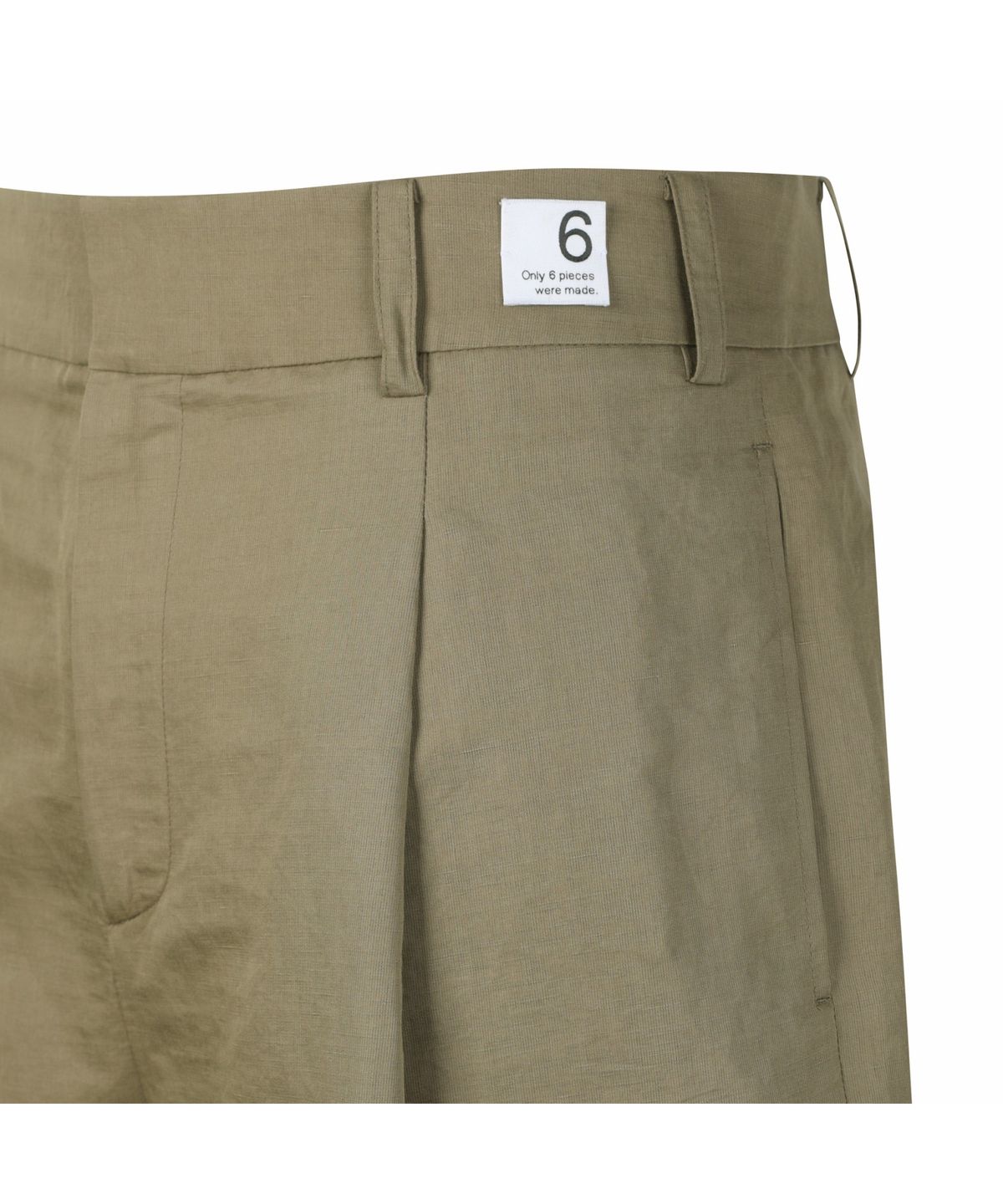 래코드(RECODE) Linen Big Pleated Crop Pants_RKPAS24610KHX