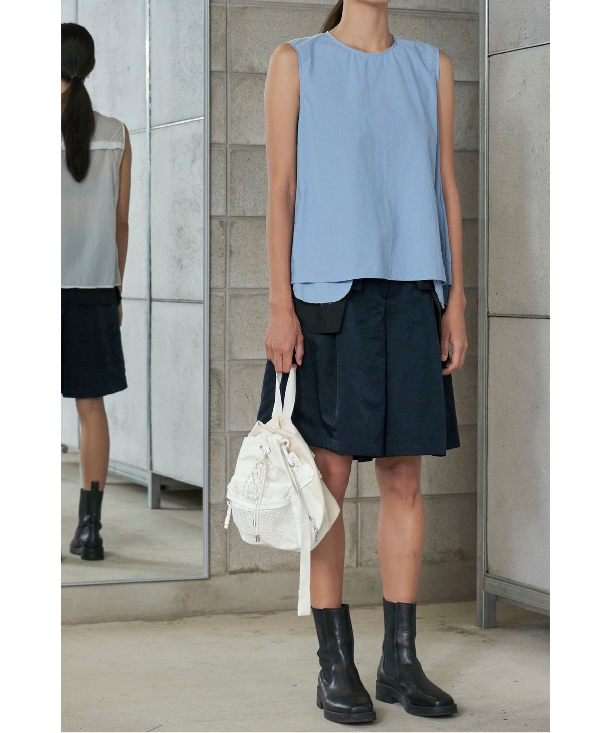 래코드(RECODE) Pocket Detail Sleeveless Top_RQSAM23586BUX