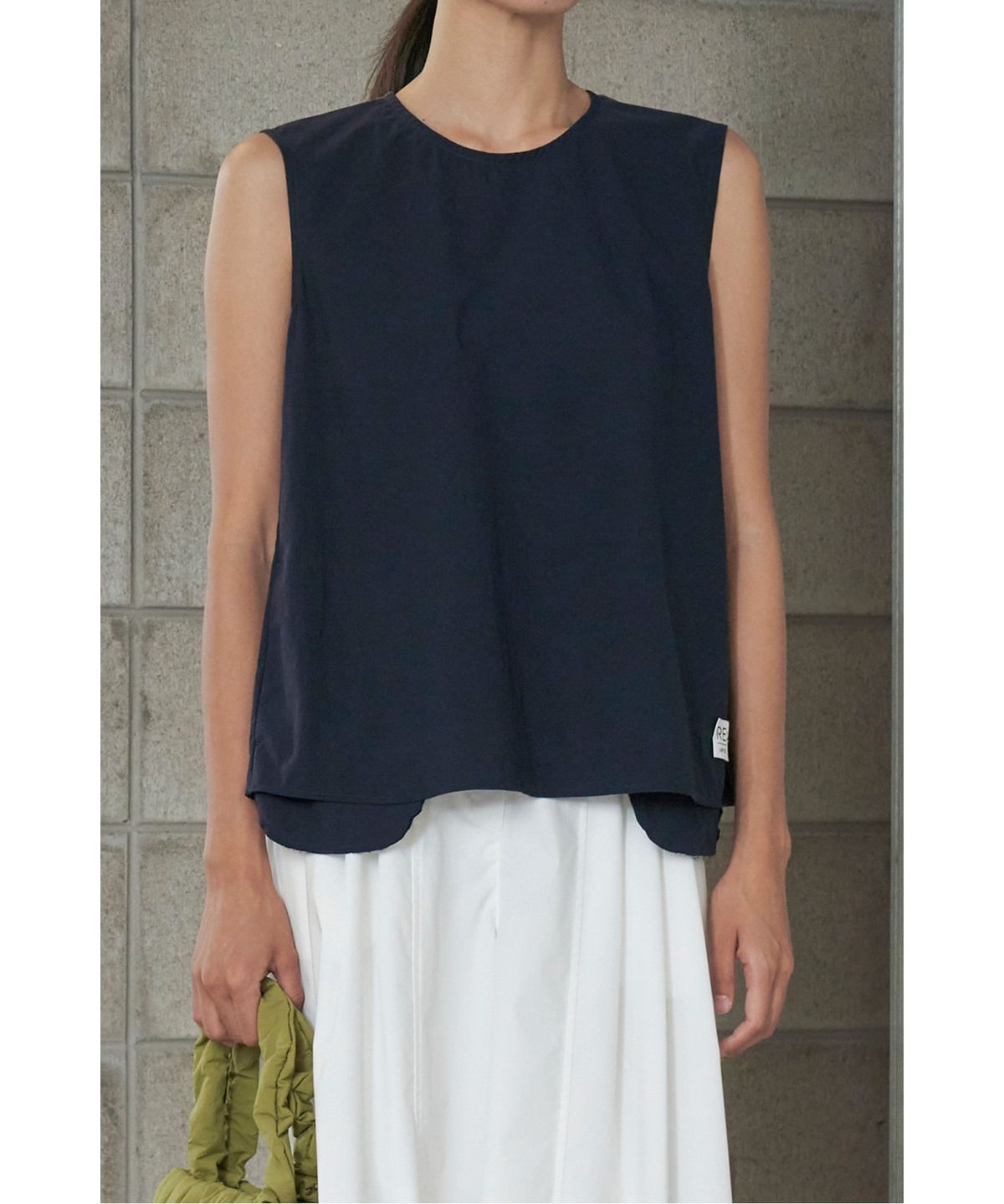 래코드(RECODE) Pocket Detail Sleeveless Top_RQSAM23586NYX