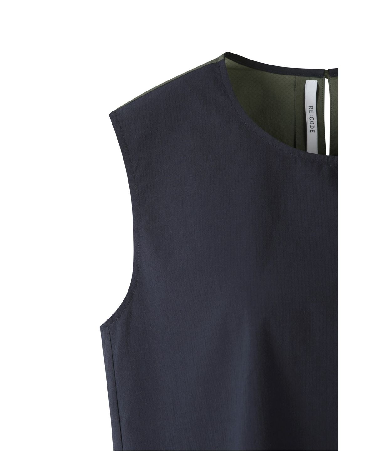래코드(RECODE) Pocket Detail Sleeveless Top_RQSAM23586NYX
