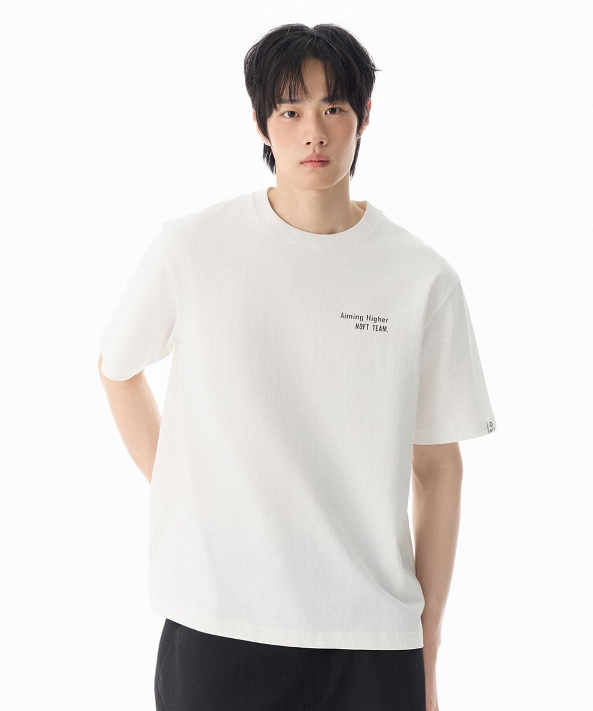낫온리포투데이(NOT ONLY FOR TODAY) 빈티지 포스터 반소매 티셔츠 [화이트]