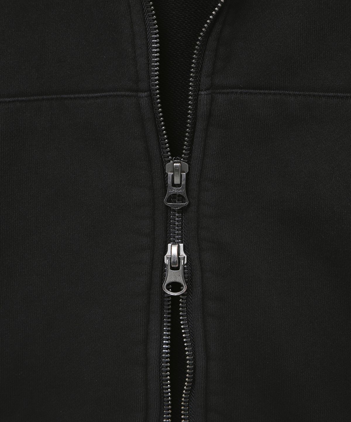 슈퍼드라이(SUPERDRY) 빈티지 집업 후드 집업 SDMMZAQ40BLK