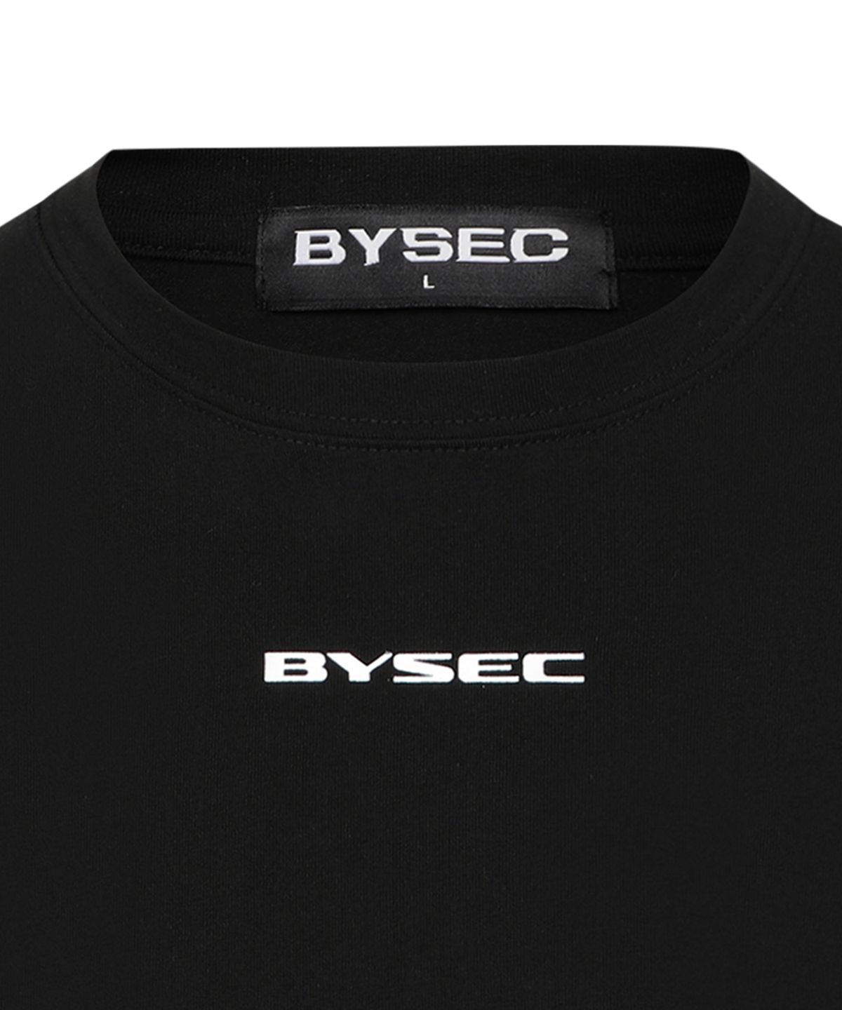 바이젝(BYSEC) 머슬 스판 스몰로고 숏슬리브_2Color