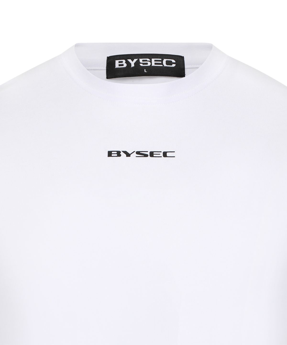 바이젝(BYSEC) 머슬 스판 스몰로고 숏슬리브_2Color
