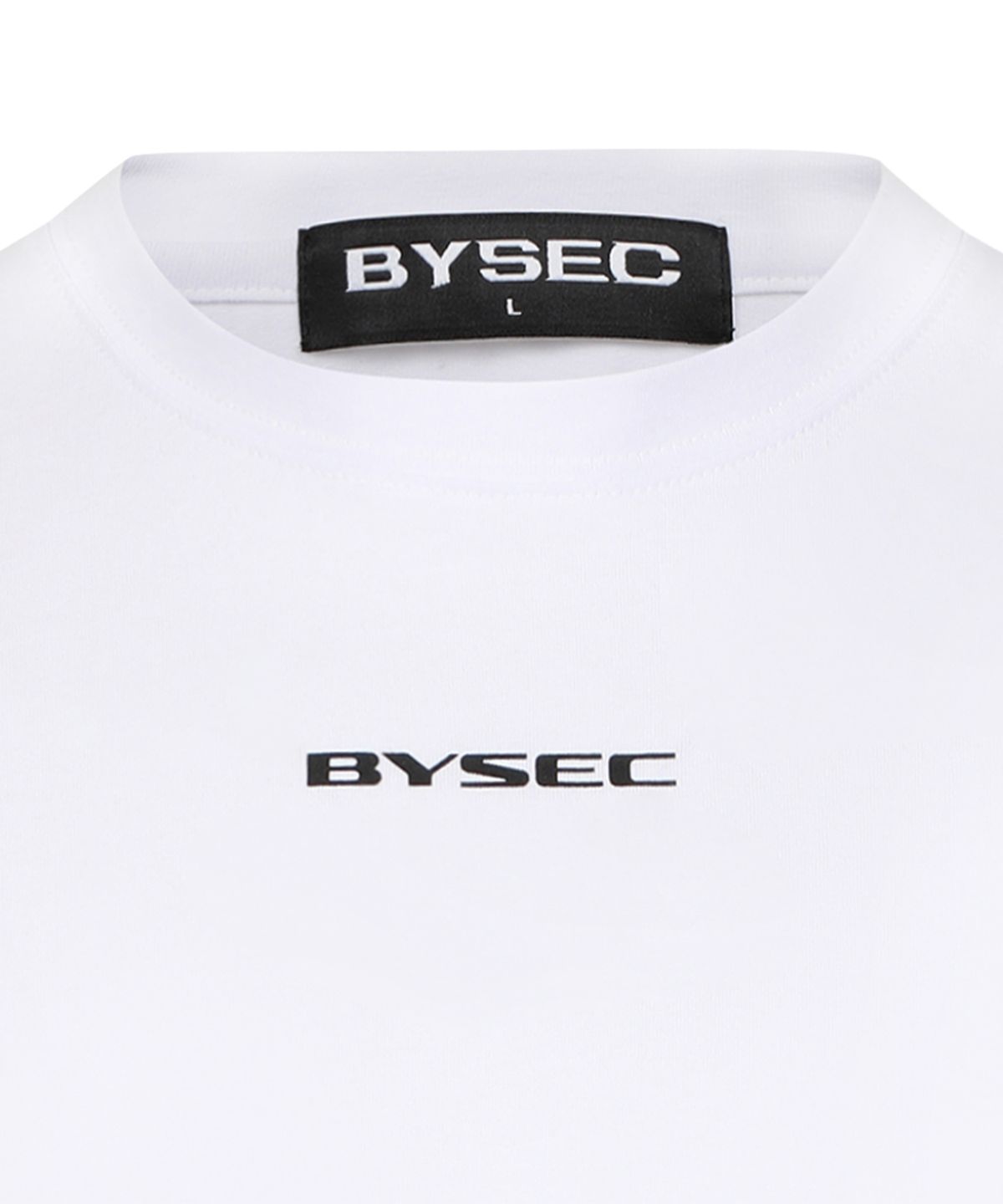 바이젝(BYSEC) 머슬 스판 스몰로고 숏슬리브_2Color