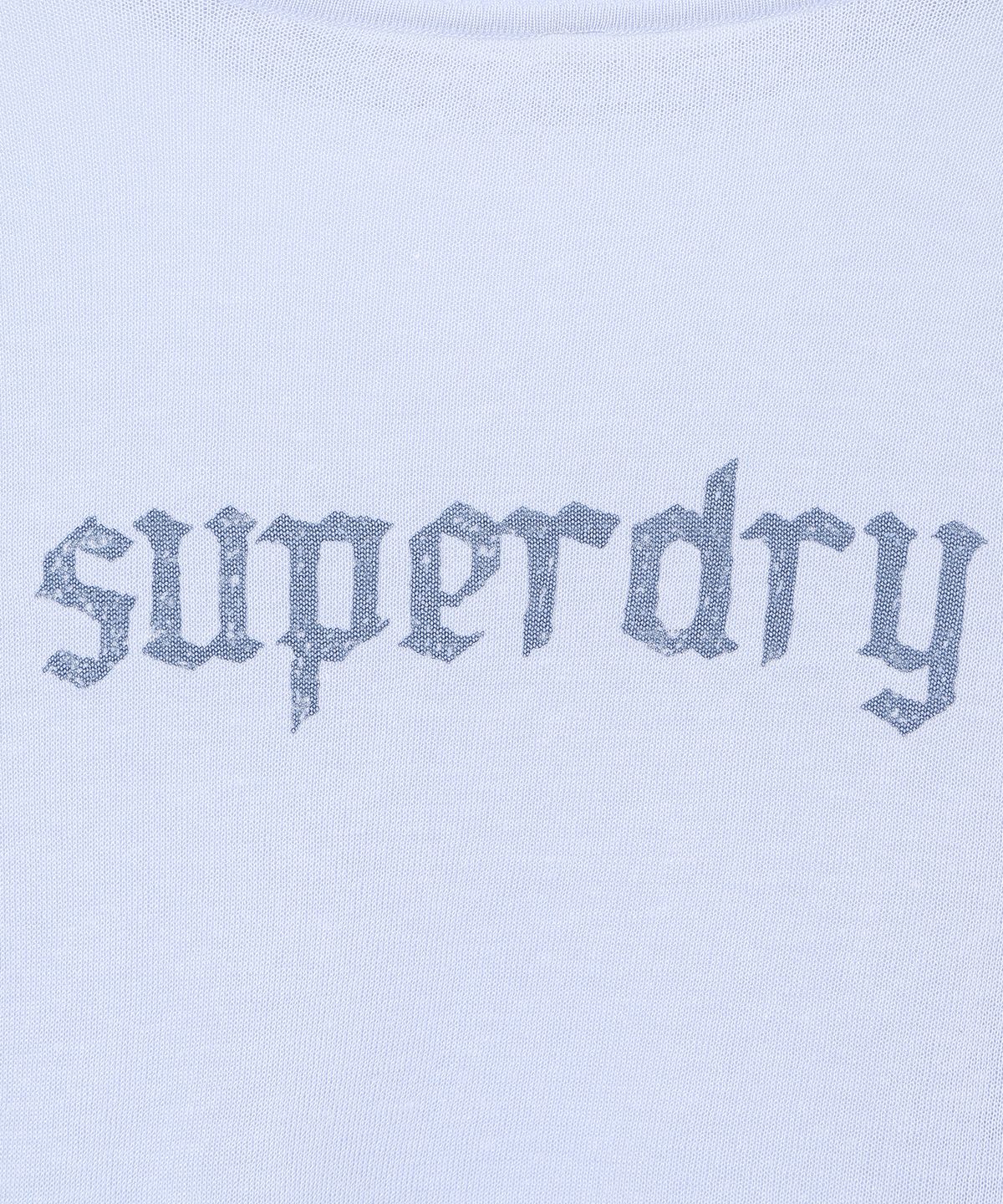 슈퍼드라이(SUPERDRY) 우먼스 린넨 니트 긴팔 티셔츠 스카이 블루 SDFKNCQ50SBL