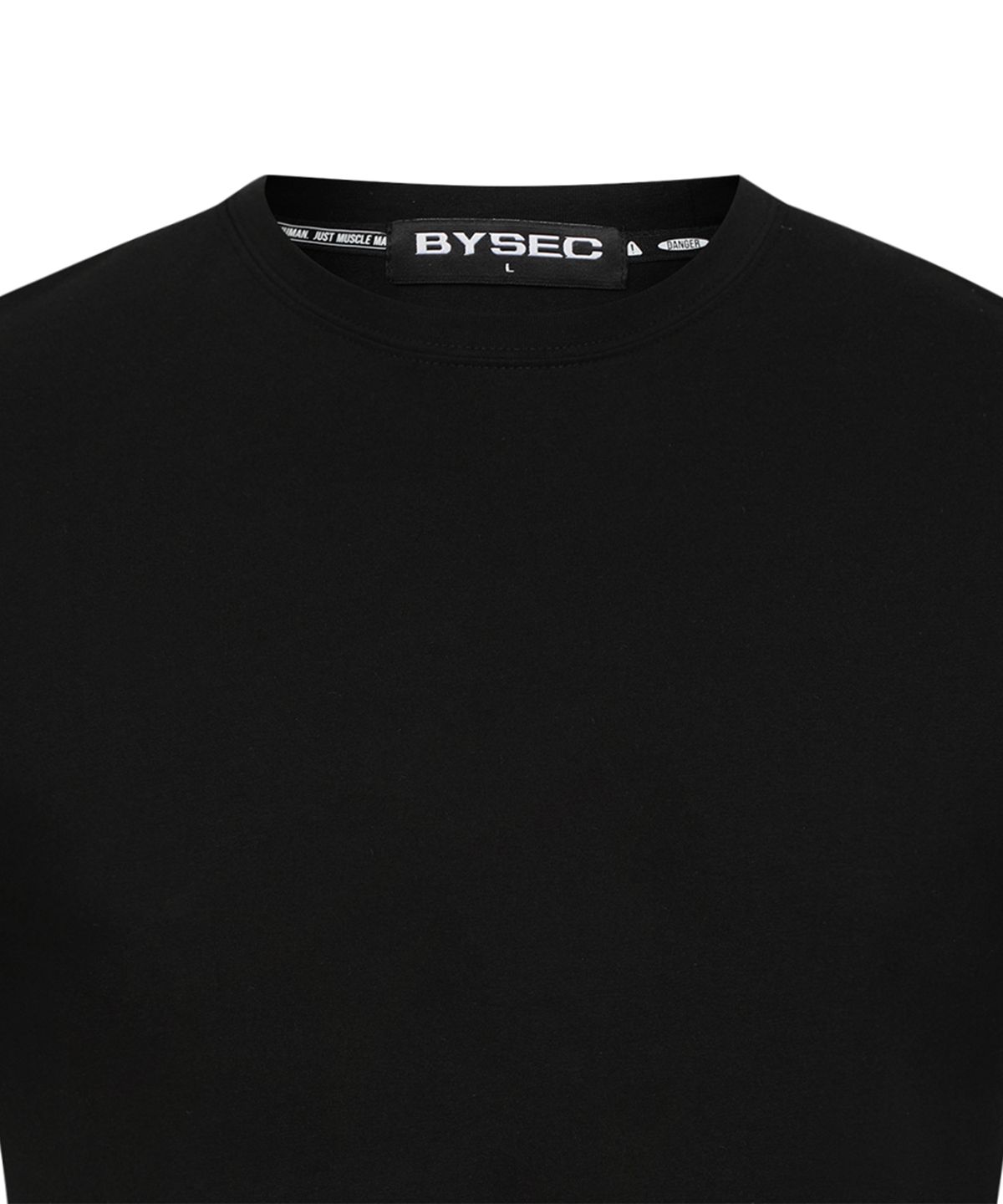 바이젝(BYSEC) 머슬 스판 무지 숏슬리브_2Color
