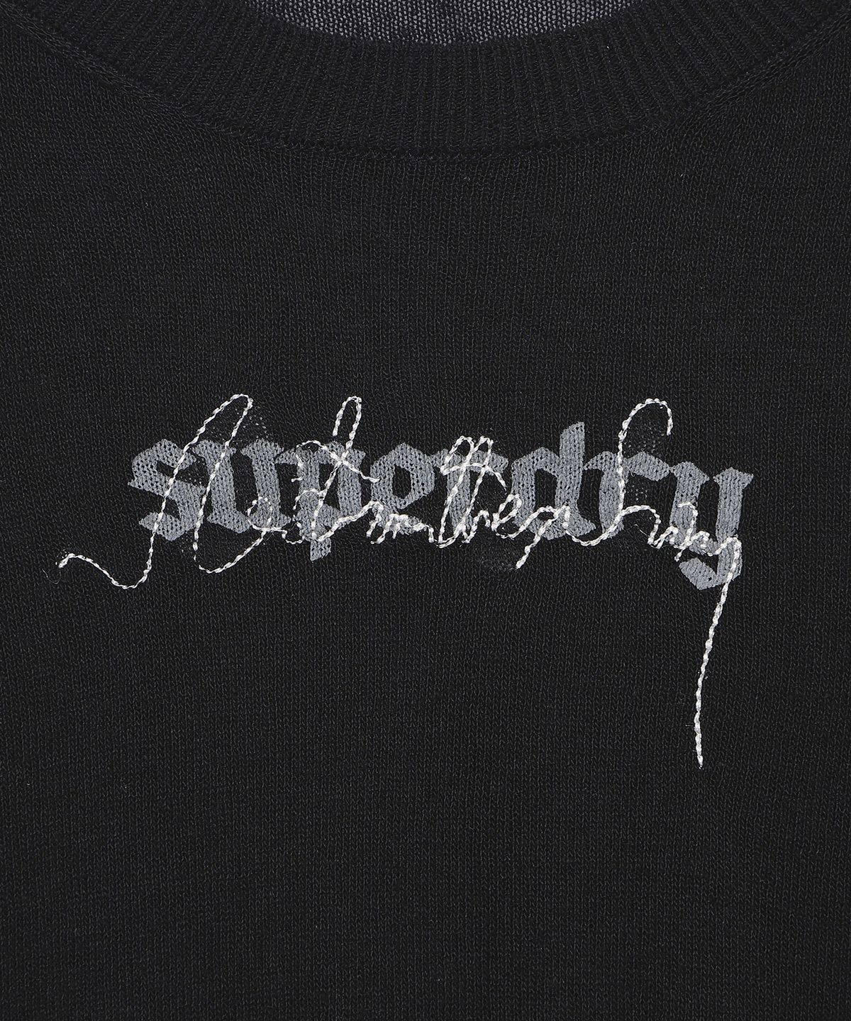 슈퍼드라이(SUPERDRY) 우먼스 린넨 스웻셔츠 블랙 SDFKNCQ55BLK