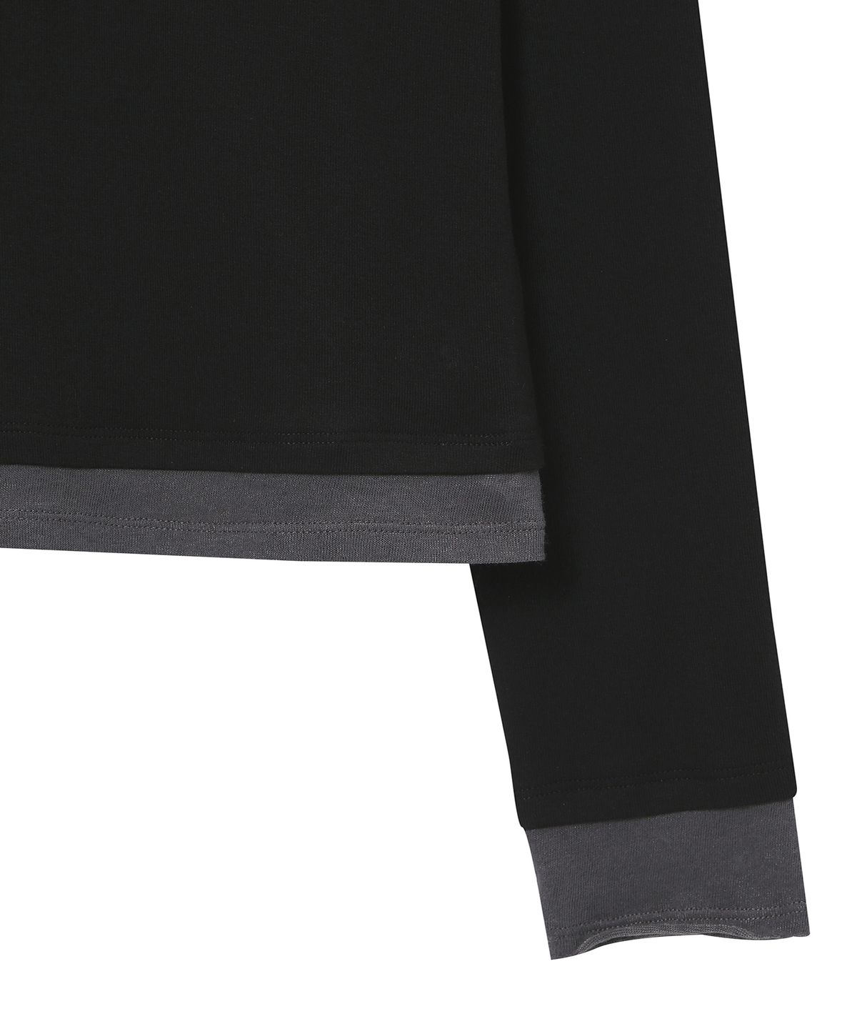 슈퍼드라이(SUPERDRY) 우먼스 레이어드 긴팔 티셔츠 블랙 SDFILAQ41BLK