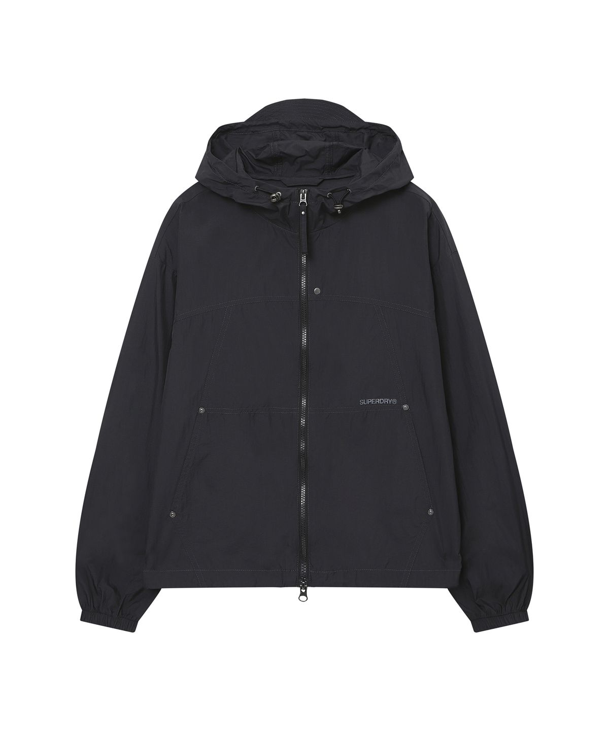 슈퍼드라이(SUPERDRY) 라이트 윈드 자켓 블랙 SDUJWAQ08BLK