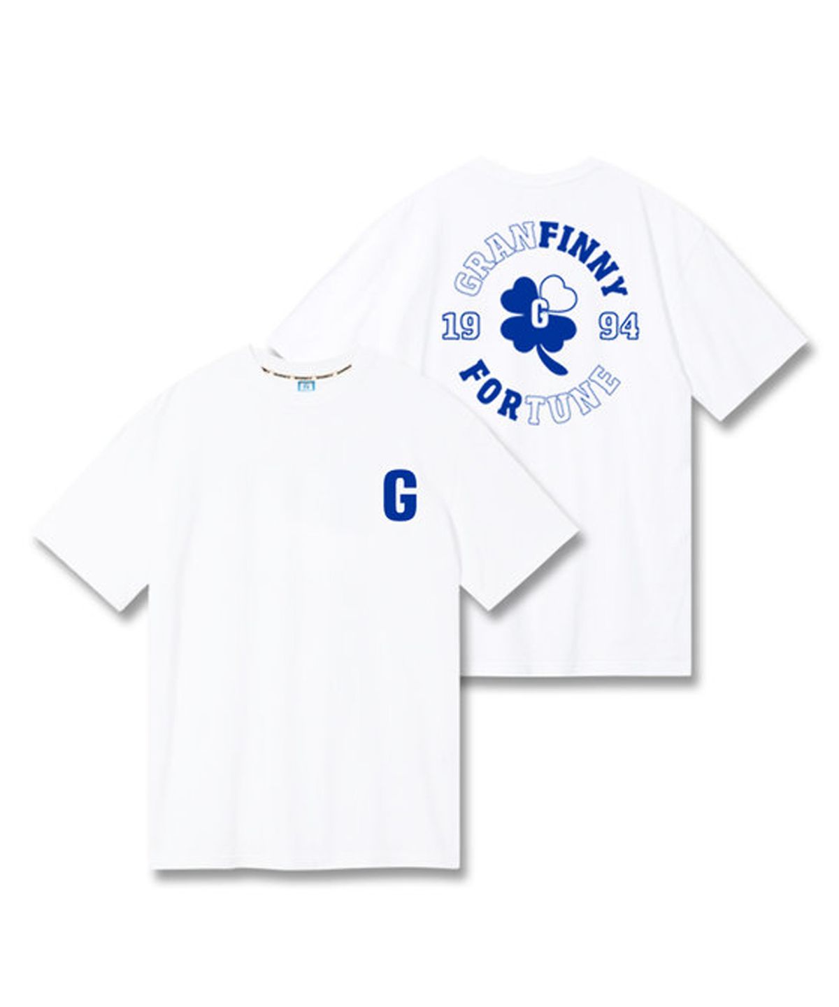 그랜피니(GRANFINNY) 세미 오버핏 클로버 반팔티 5 colors
