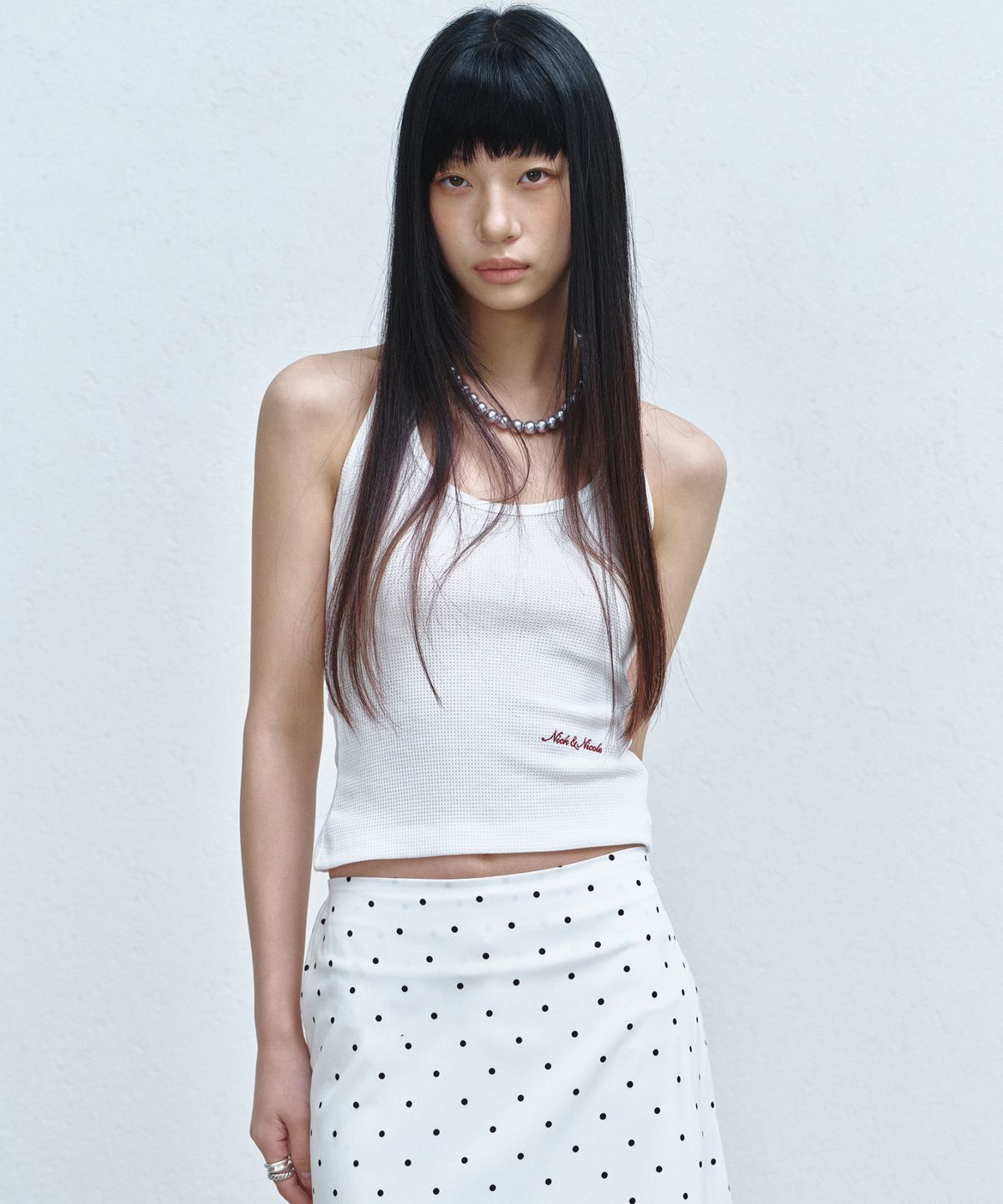 닉앤니콜(NICK&NICOLE) HALTER NECK TOP_IVORY