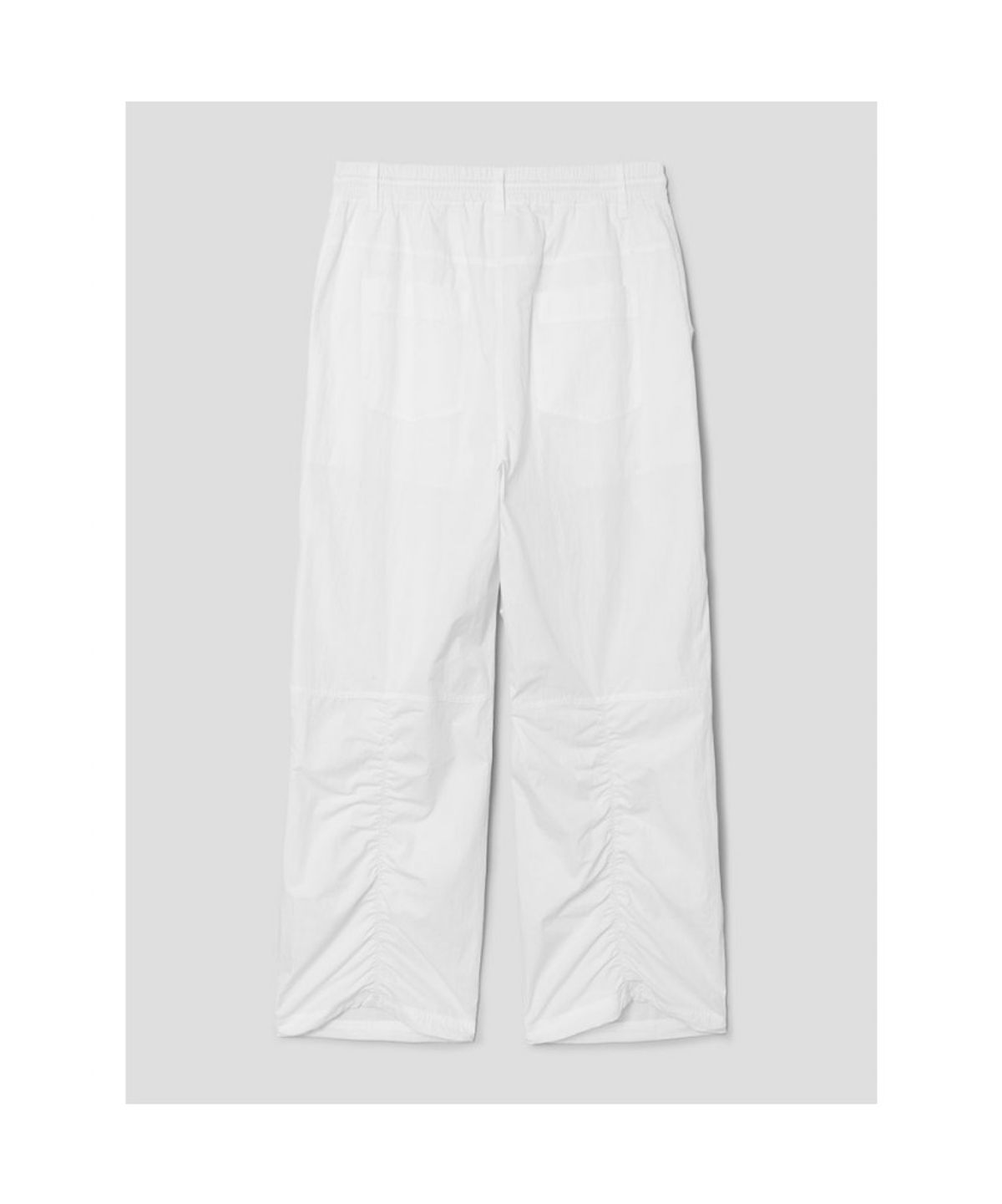 샌드 사운드(SAND SOUND) (UNISEX) 패러슈트 밴딩 팬츠  화이트